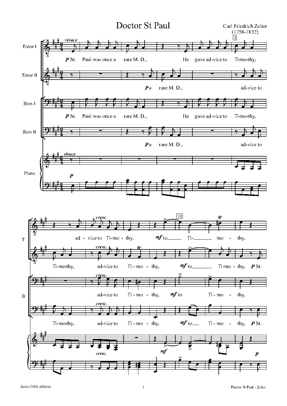 Doctor St. Paul - Choir Script PDF Thumbnail