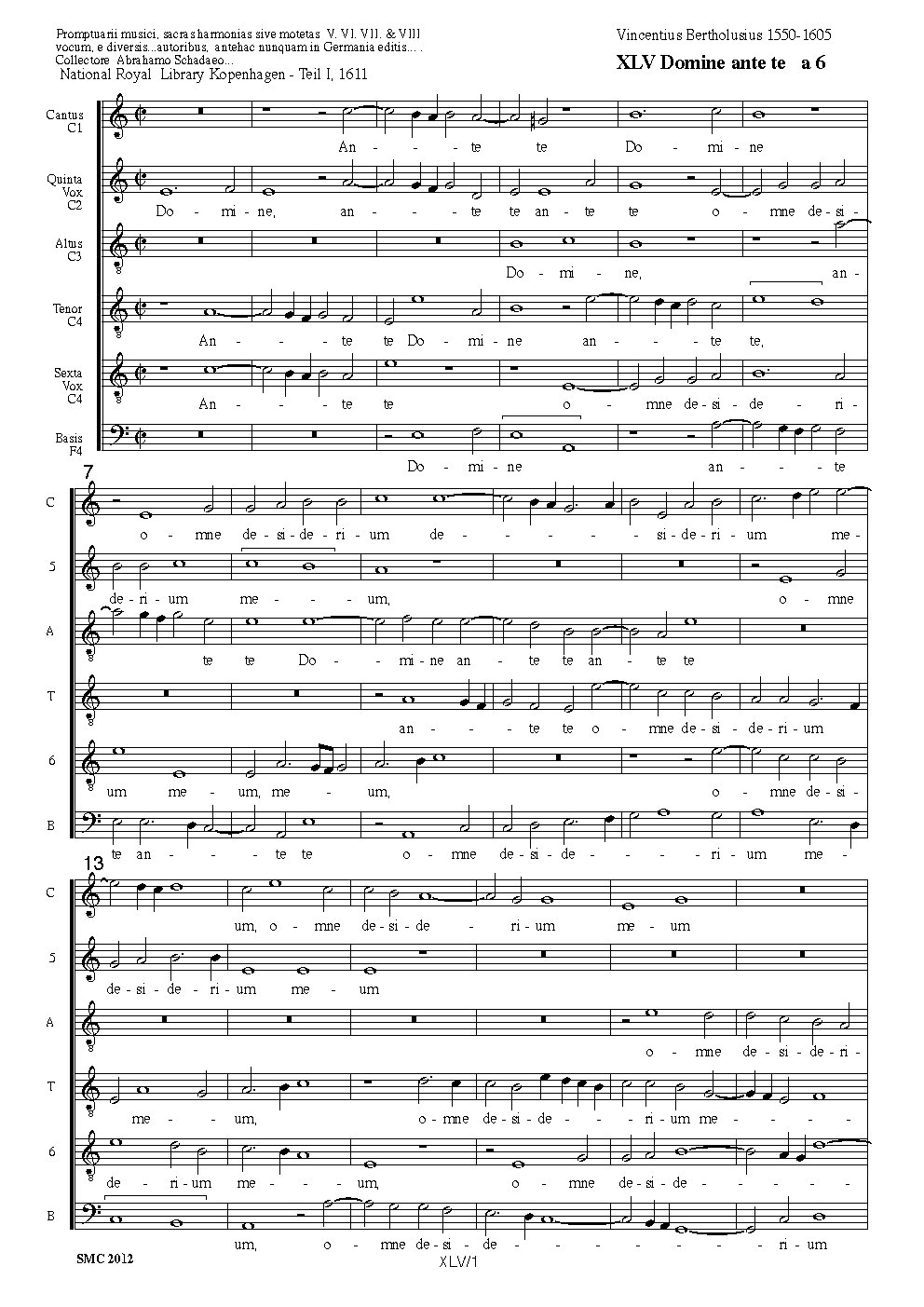 Domine, ante te - Choir Script PDF Thumbnail