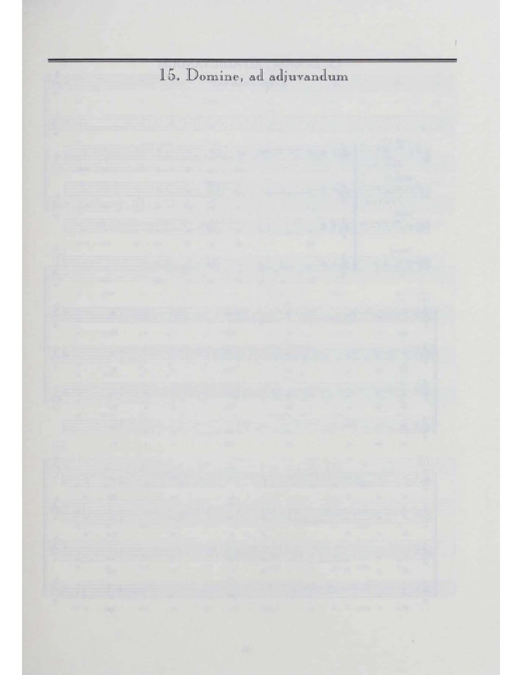 Domine, ad adjuvandum