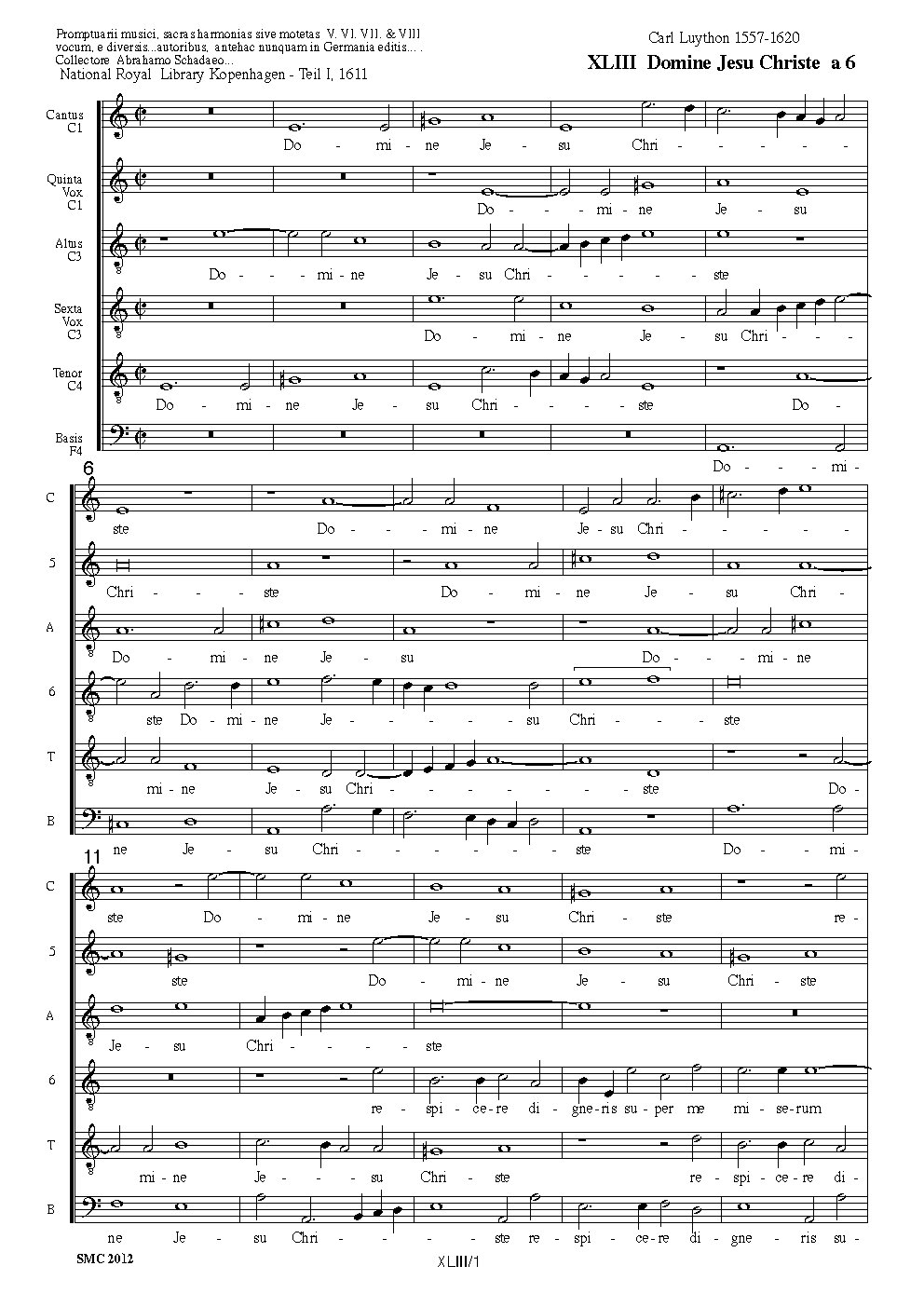 Domine Jesu Christe - Choir Script PDF Thumbnail