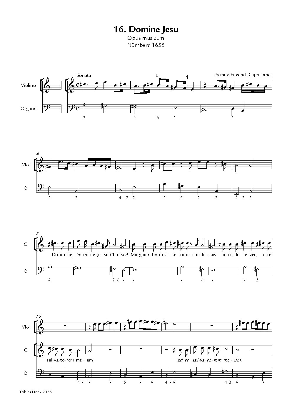 Domine Jesu - Choir Script PDF Thumbnail