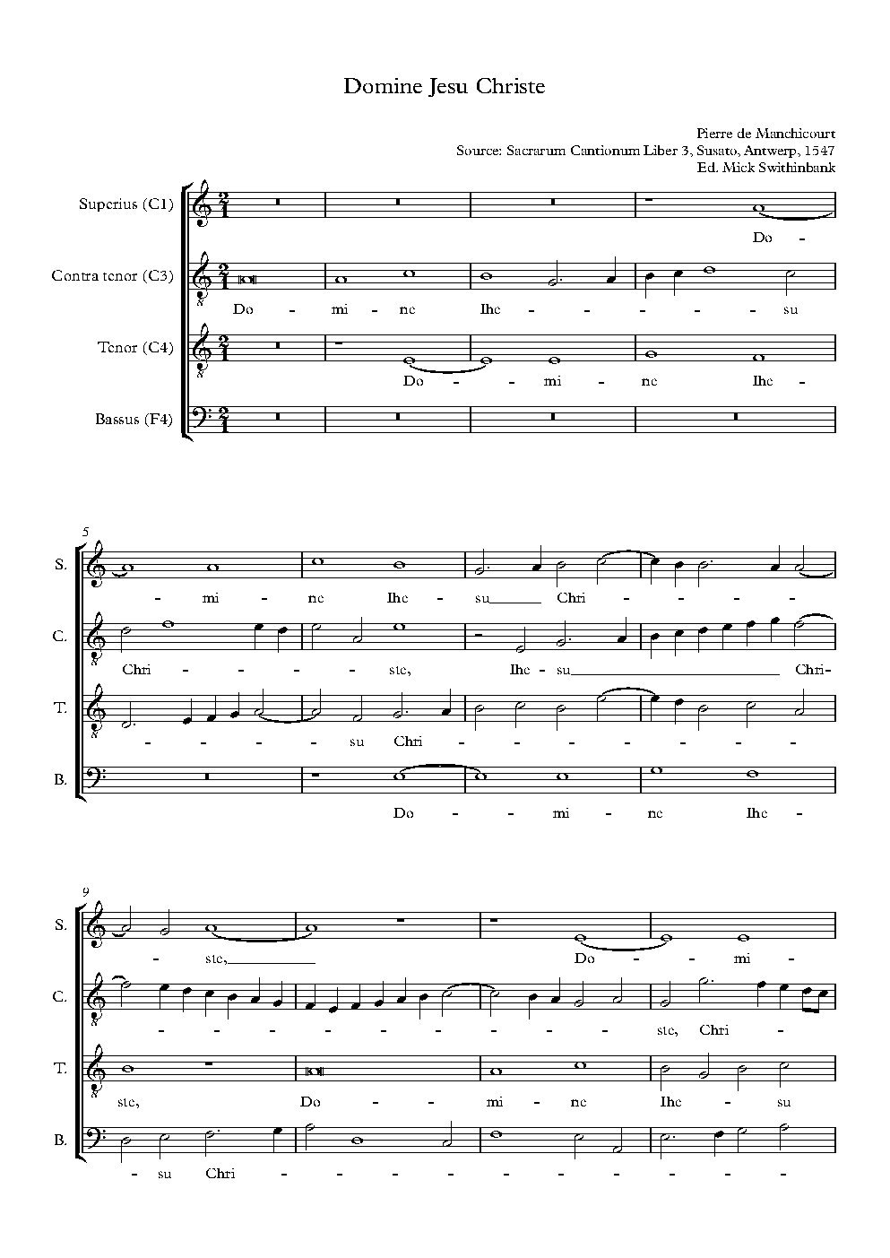 Domine Jesu Christe