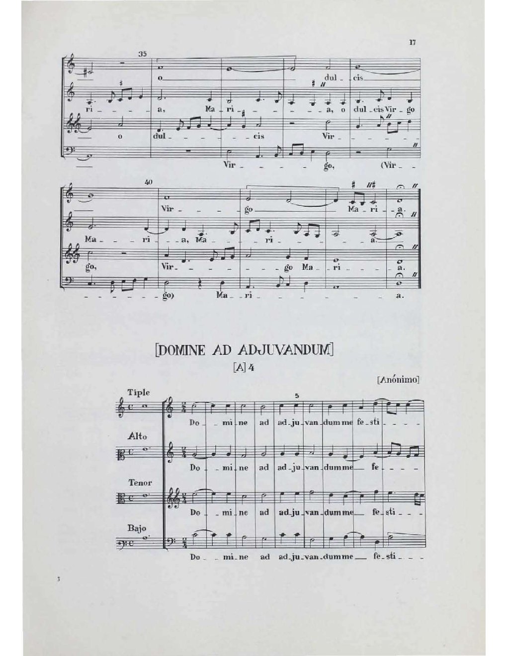 Domine ad adjuvandum - Choir Script PDF Thumbnail