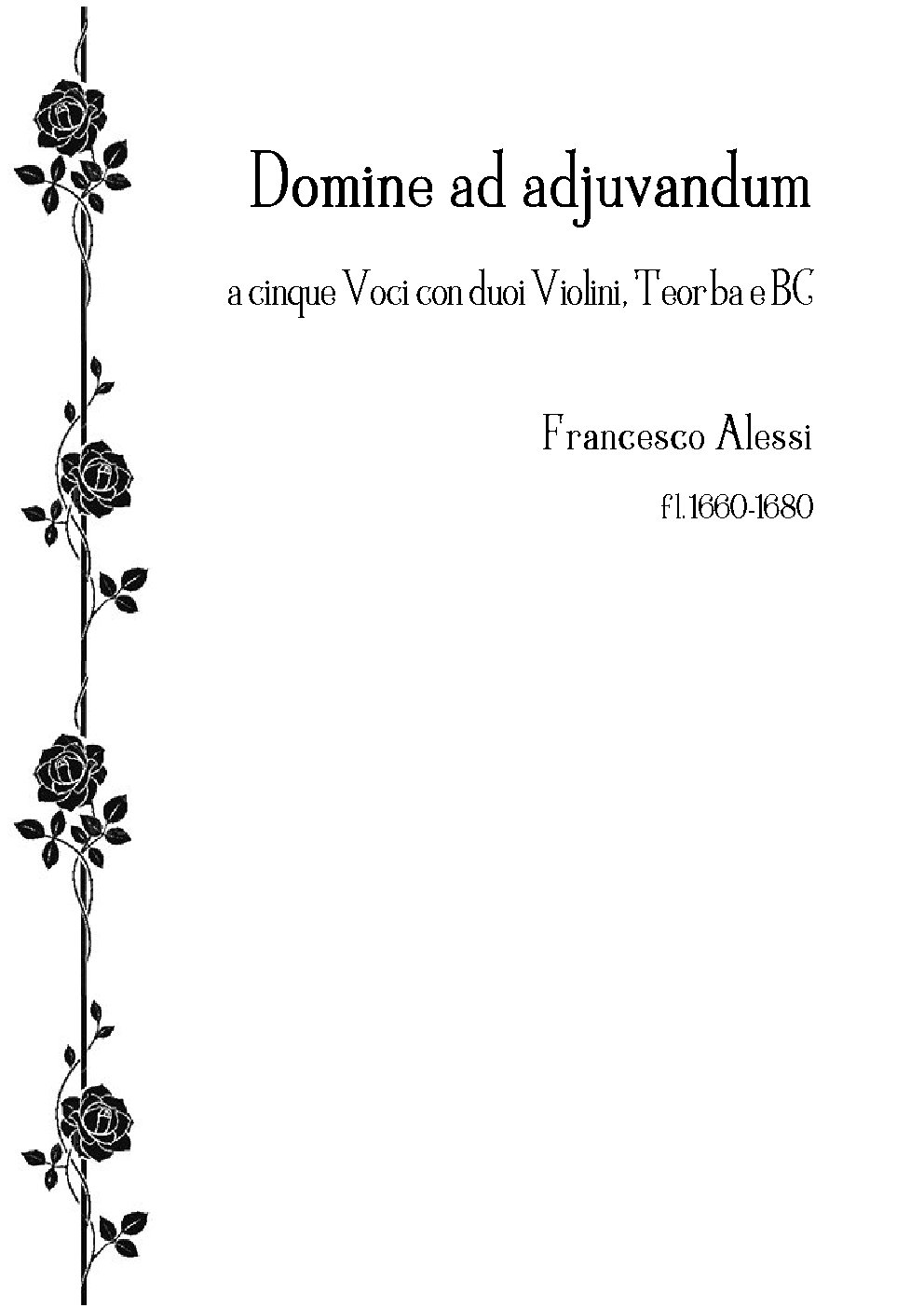 Domine ad adjuvandum
