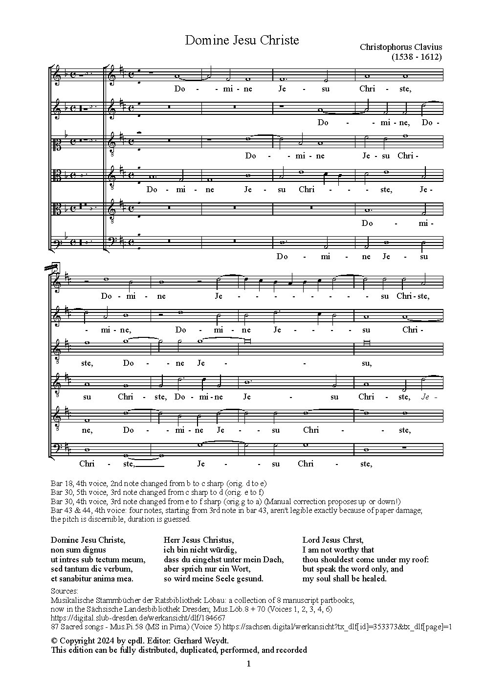 Domine Jesu Christe
