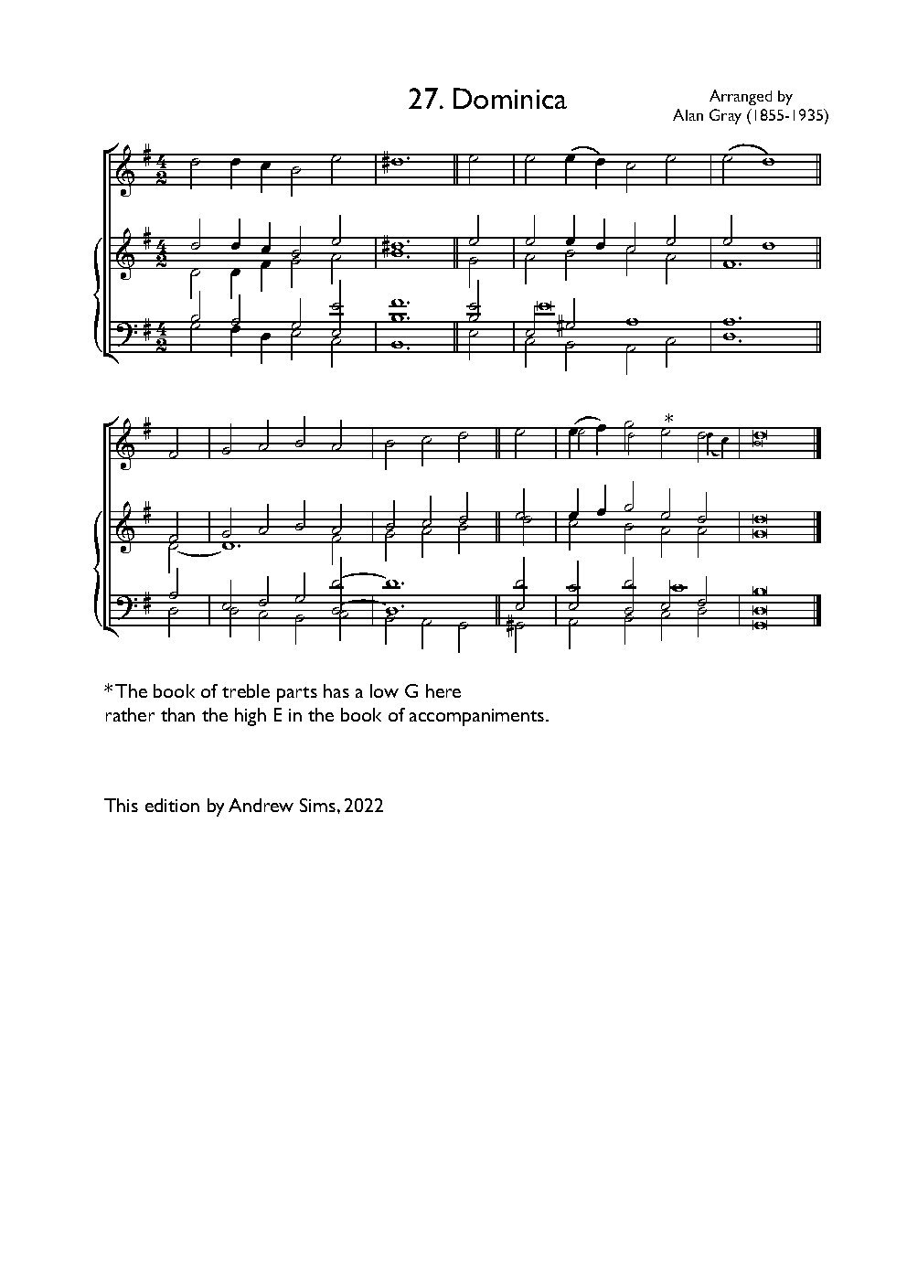 Dominica - Choir Script PDF Thumbnail