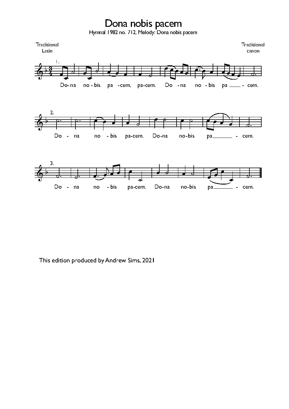 Dona nobis pacem
