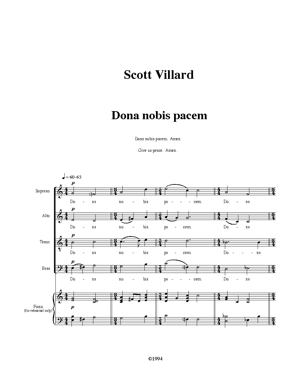 Dona nobis pacem