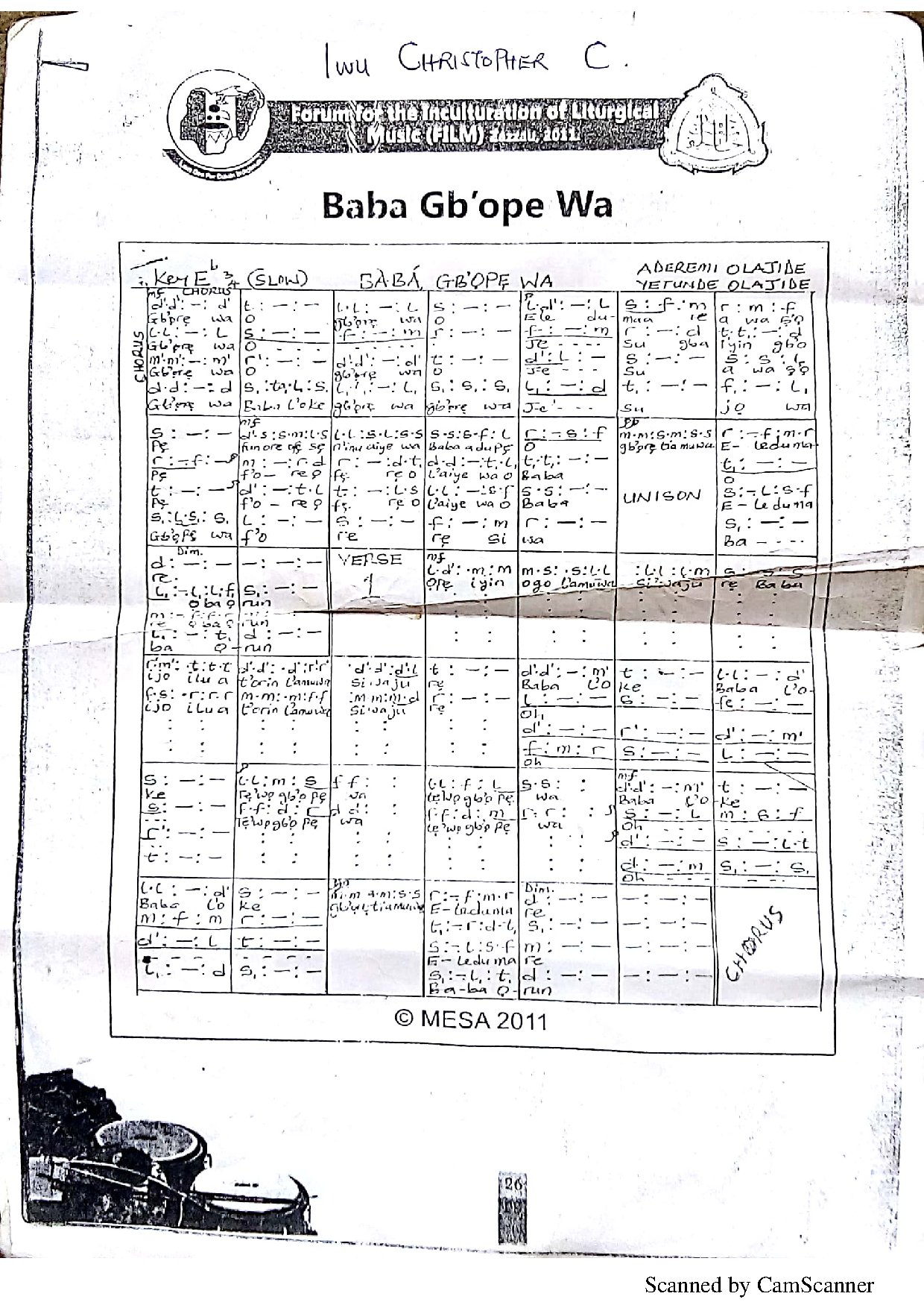 Baba Gb'ope Wa