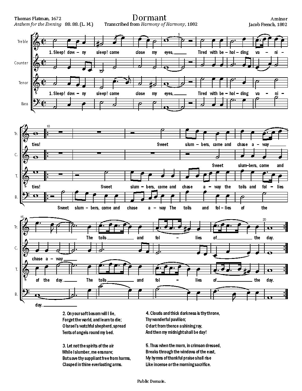Dormant - Choir Script PDF Thumbnail