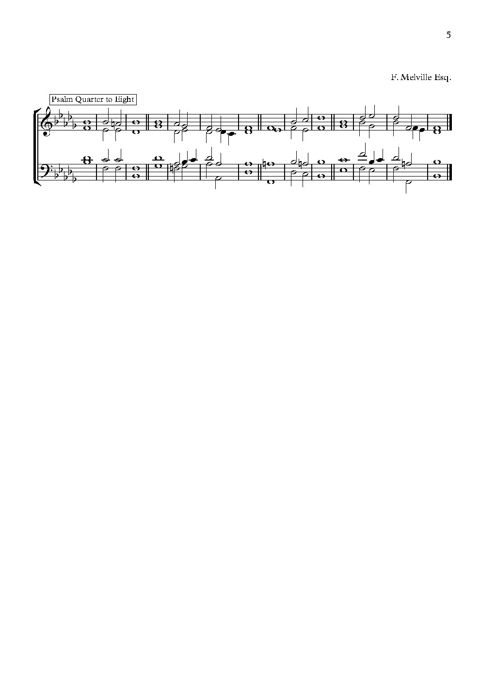 Double Chant in B Flat Minor - Choir Script PDF Thumbnail
