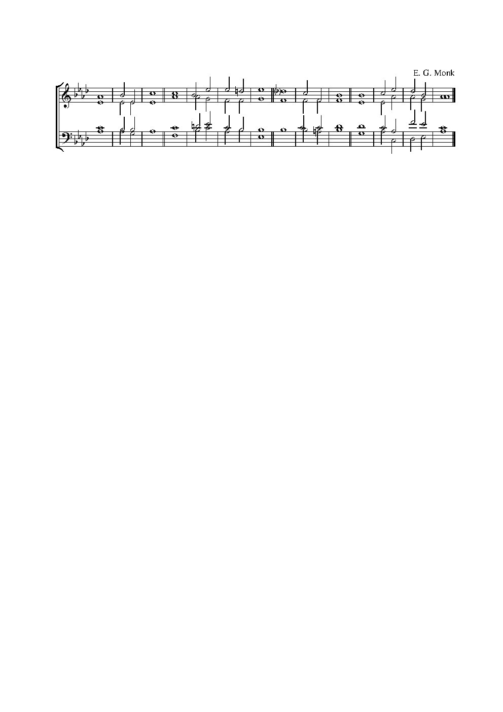 Double Chant in A-flat Major