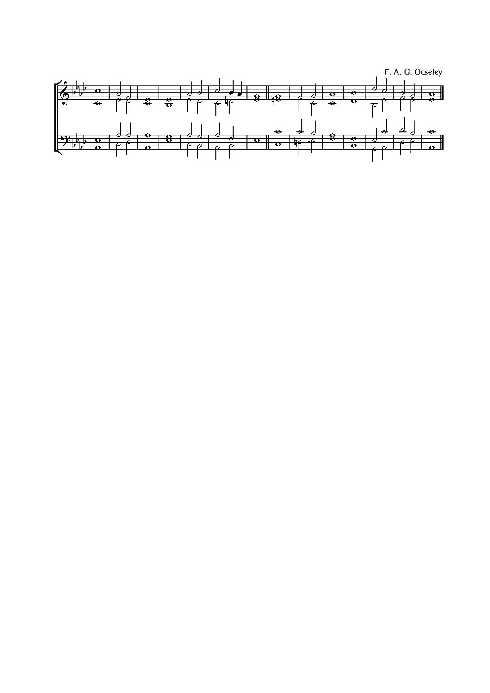 Double Chant in A-flat Major