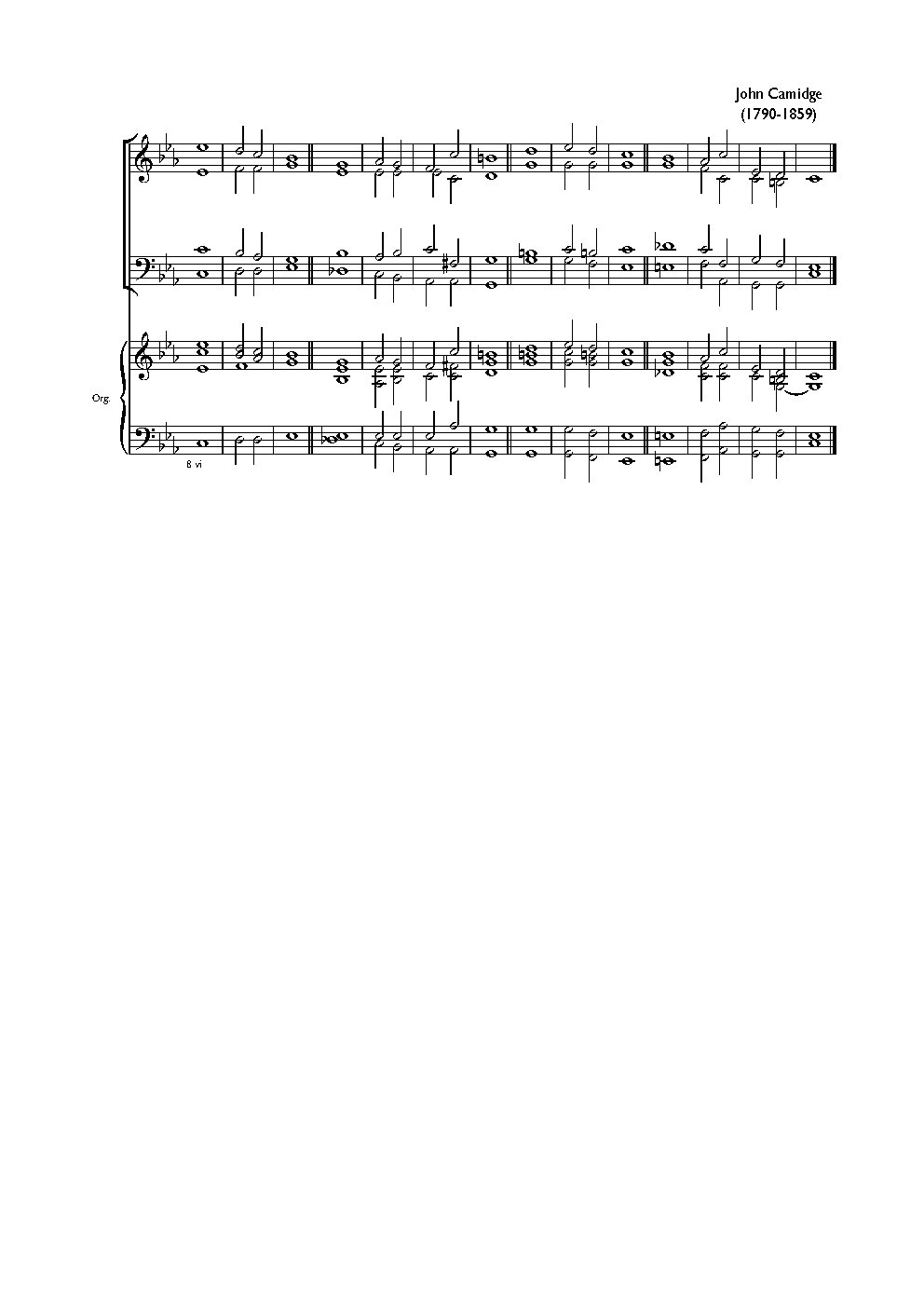 Double chant in C minor - Choir Script PDF Thumbnail
