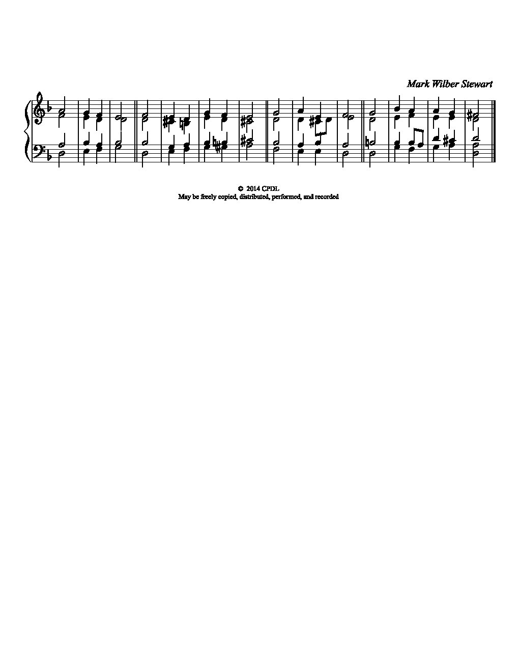 Double chant in D minor - Choir Script PDF Thumbnail