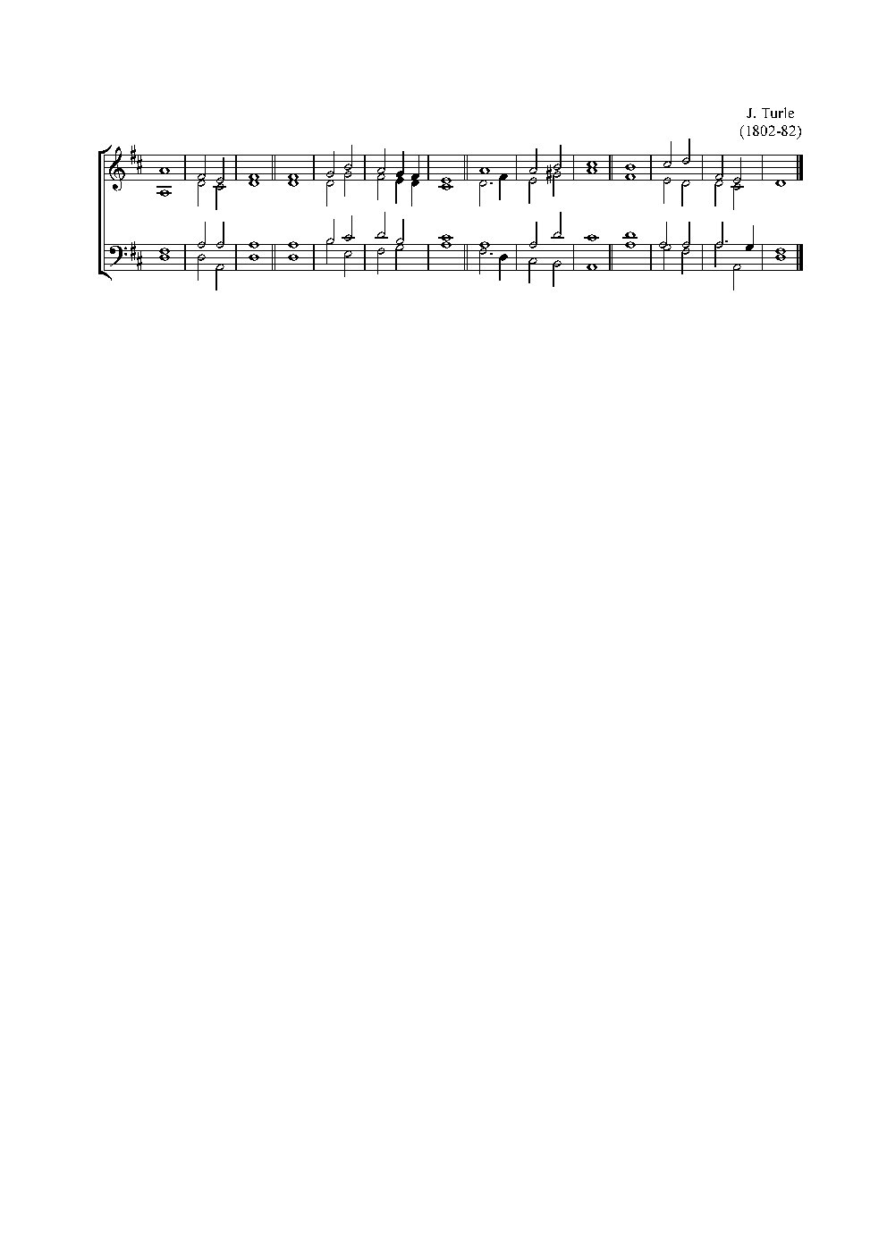 Double chant in D major II