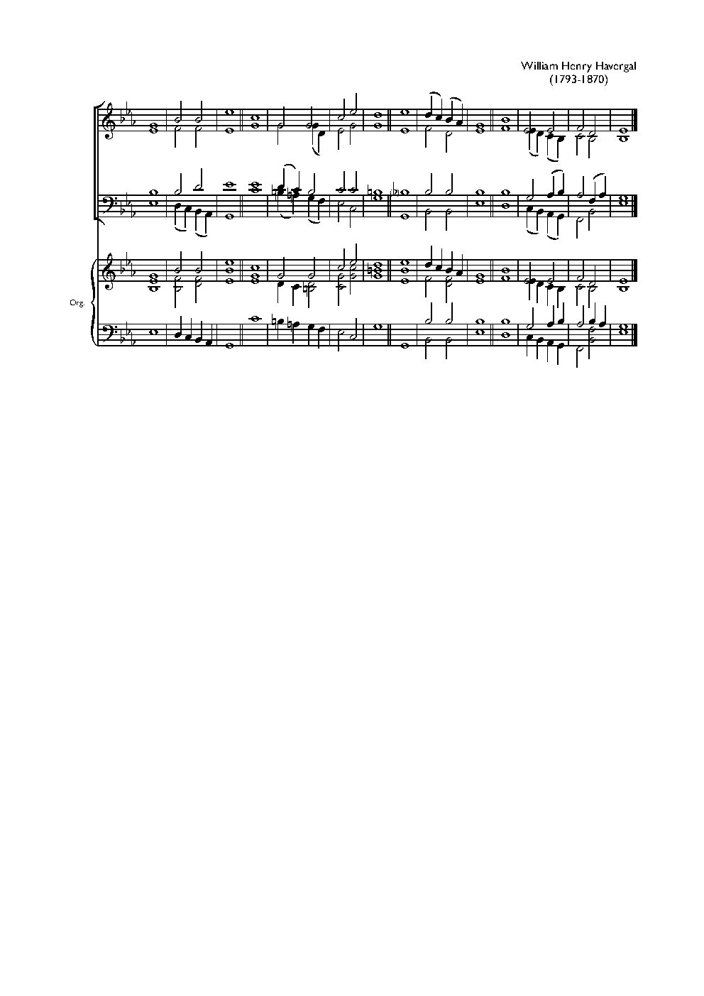 Chant in E flat major IX