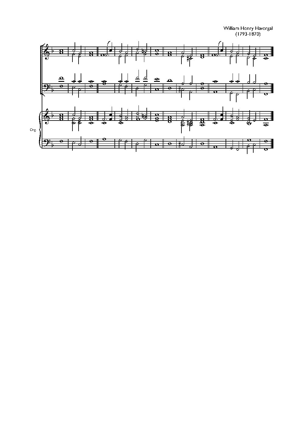Double chant in F major III