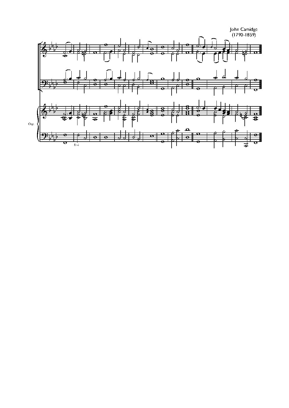 Double chant in F minor