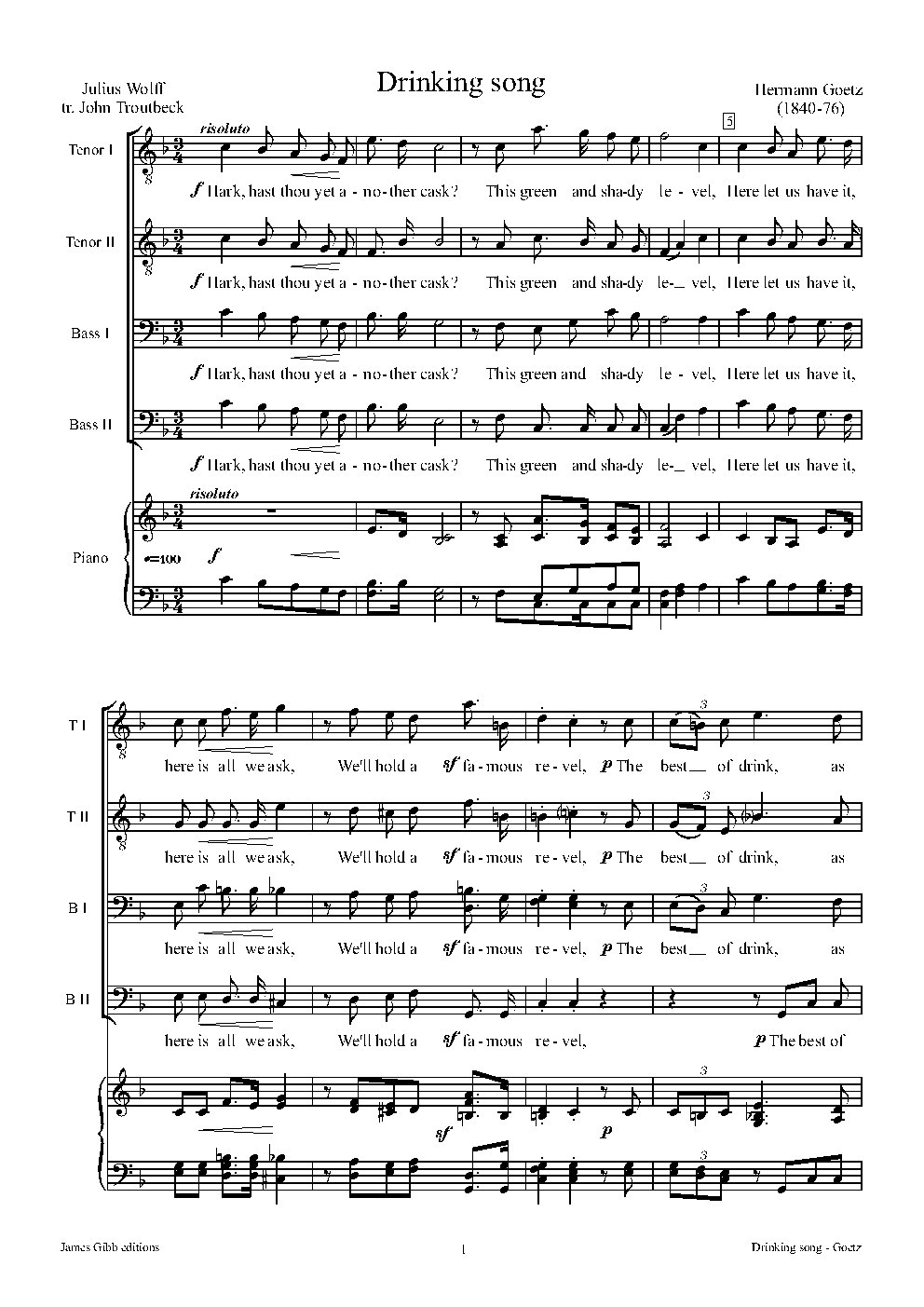 Drinking song