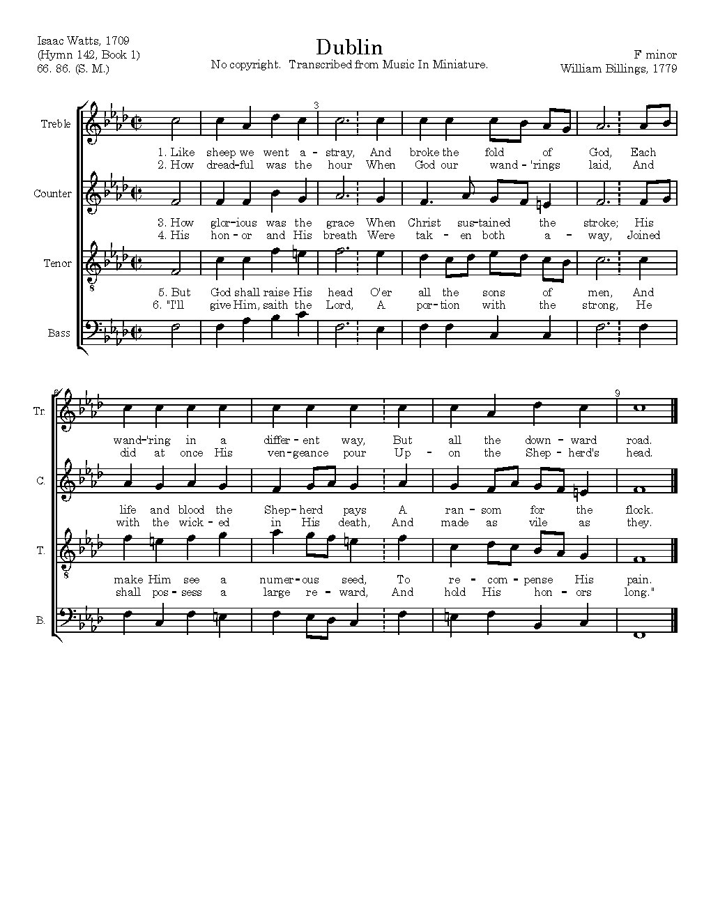 Dublin - Choir Script PDF Thumbnail