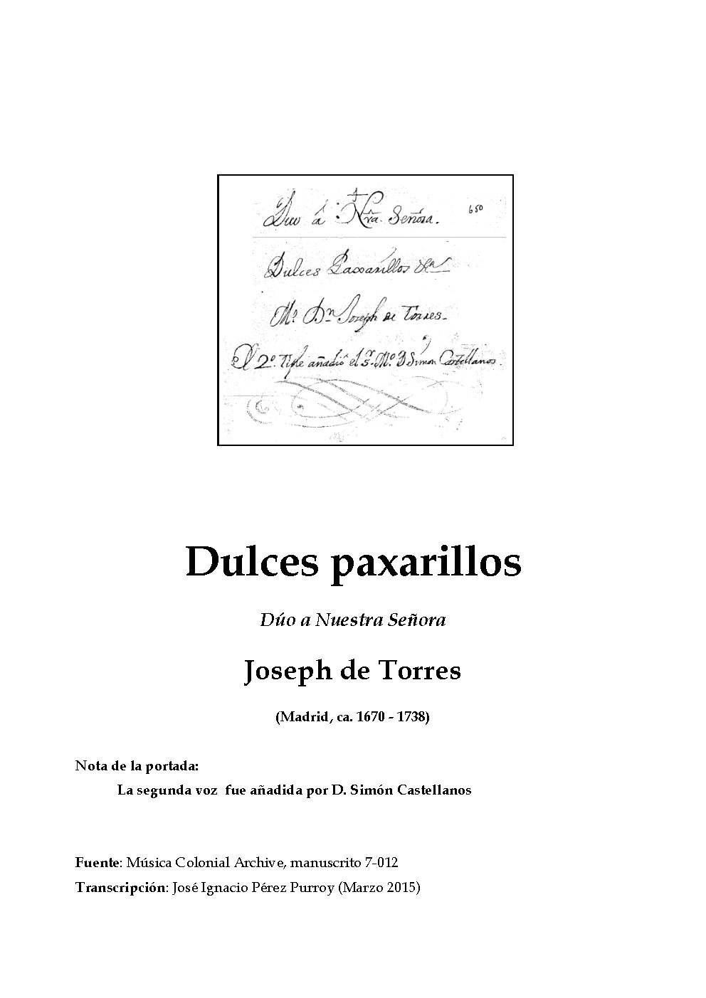 Dulces paxarillos