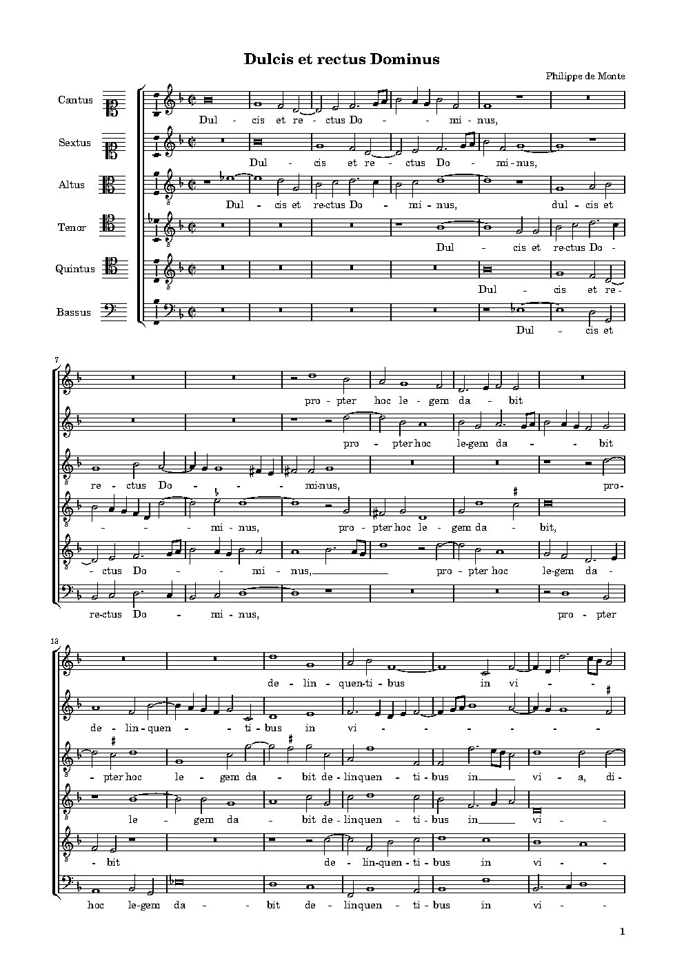 Dulcis et rectus Dominus