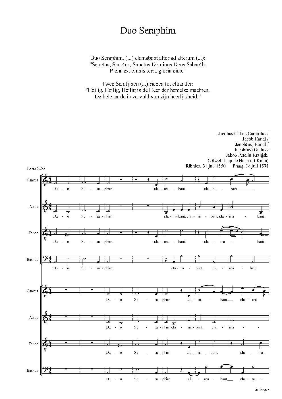Duo Seraphim - Choir Script PDF Thumbnail