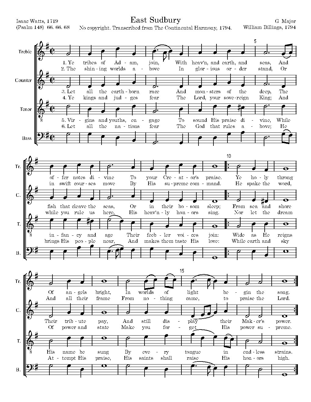 East Sudbury - Choir Script PDF Thumbnail