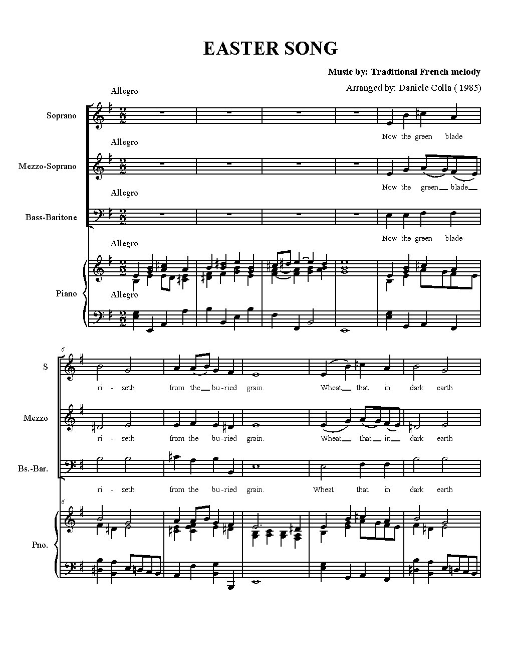 Easter Song