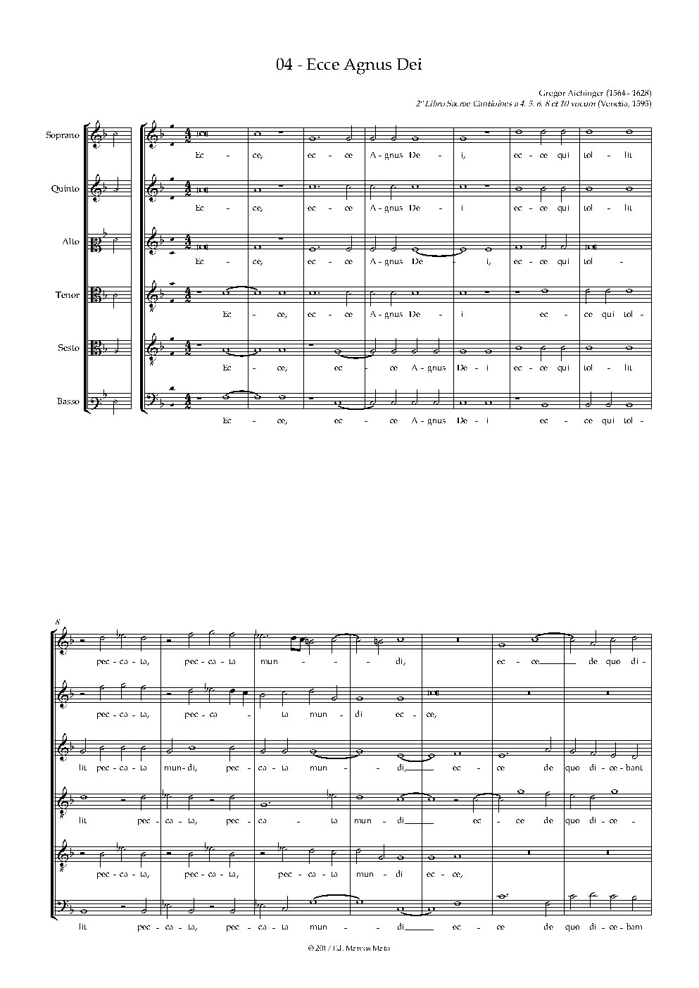 Ecce Agnus Dei