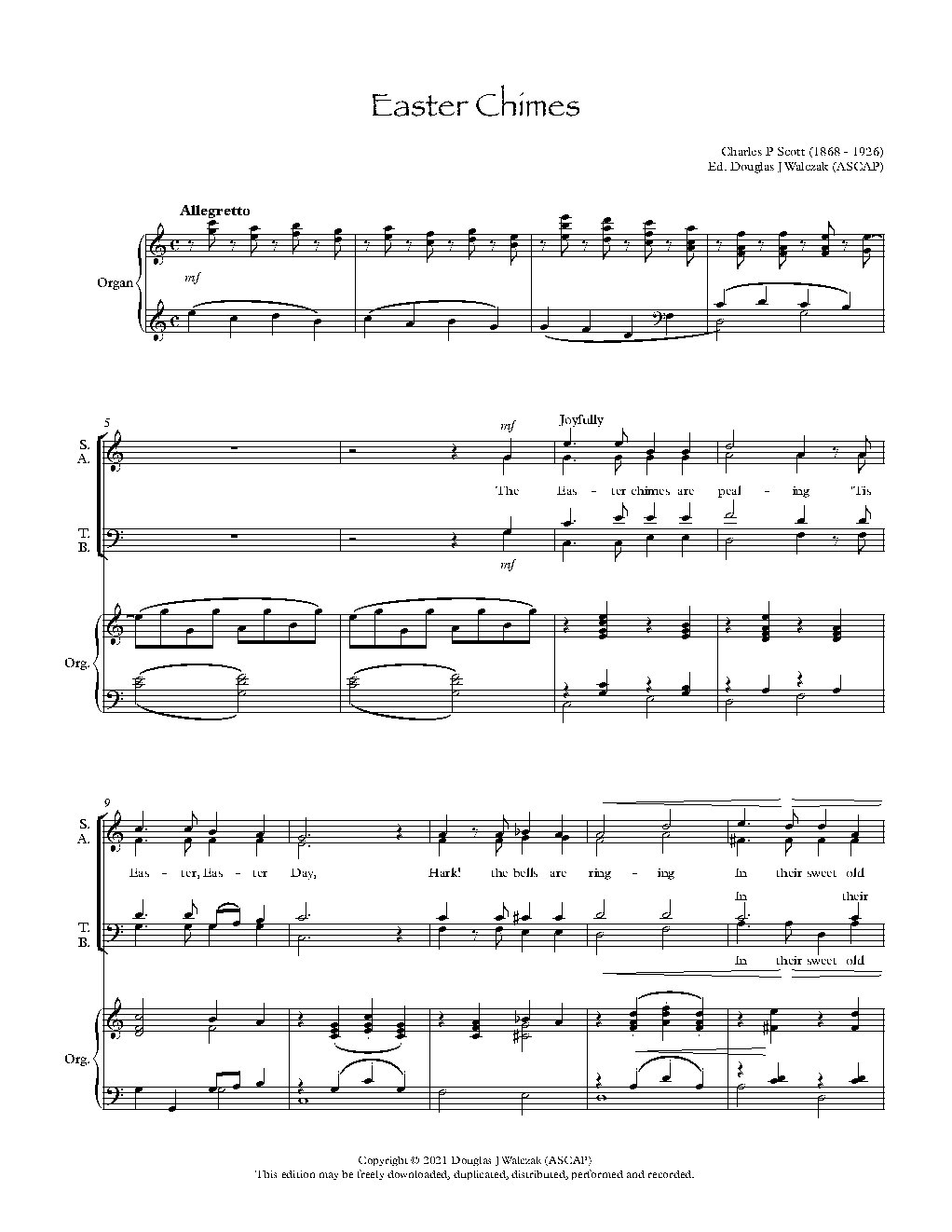 Easter Chimes - Choir Script PDF Thumbnail
