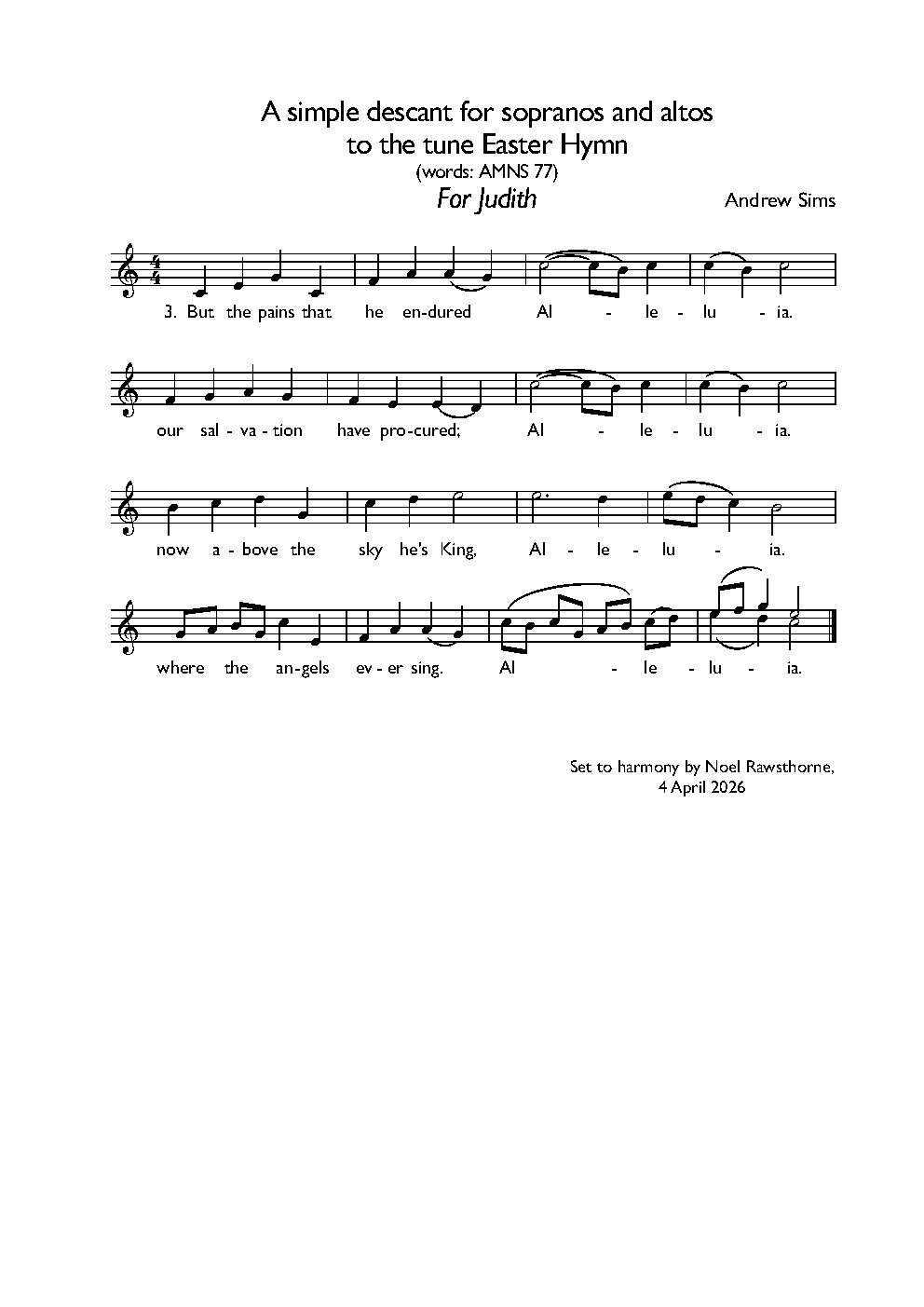 Easter Hymn