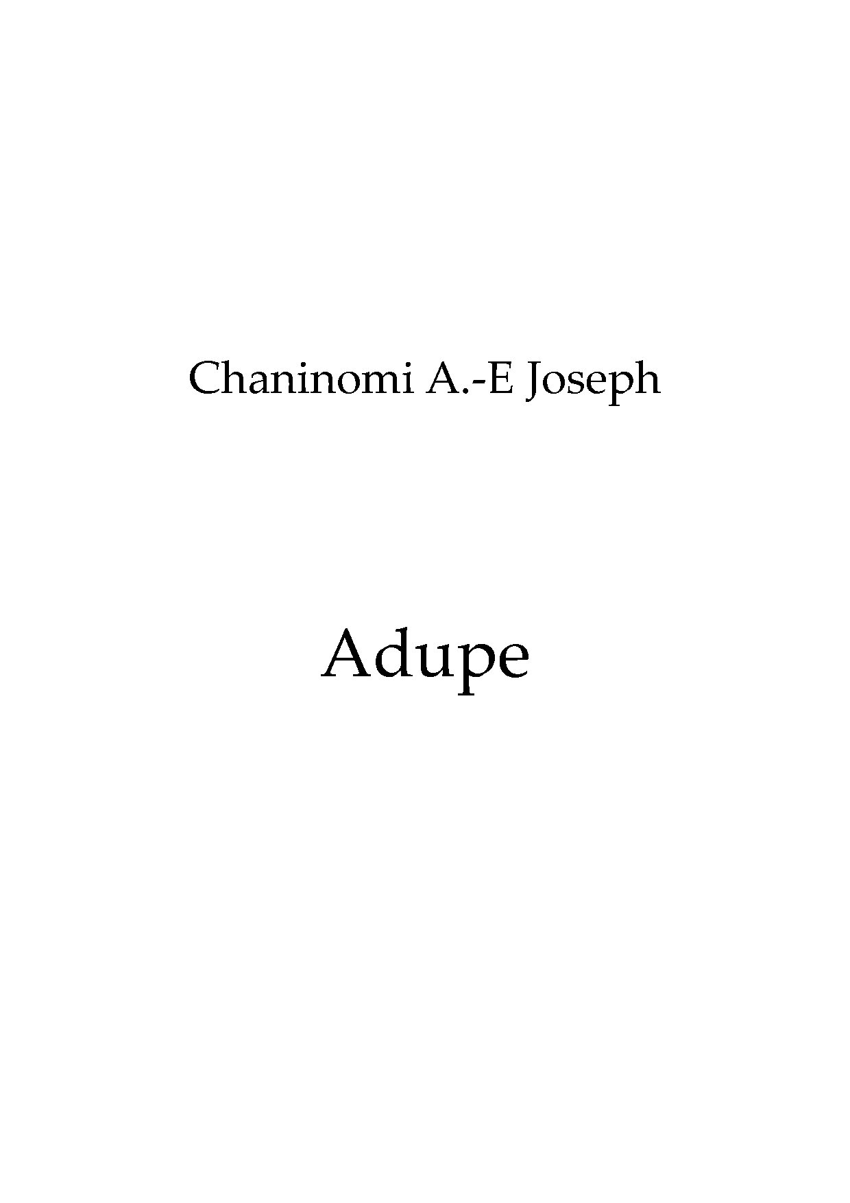 Adupe With Composer - Download Choir Script PDF