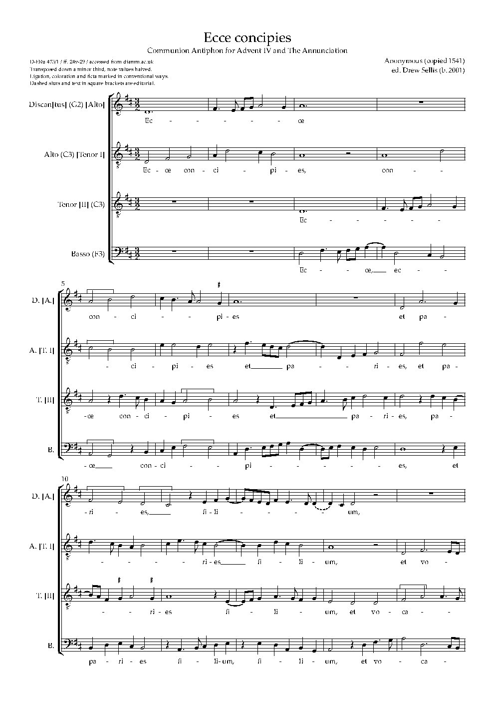 Ecce concipies