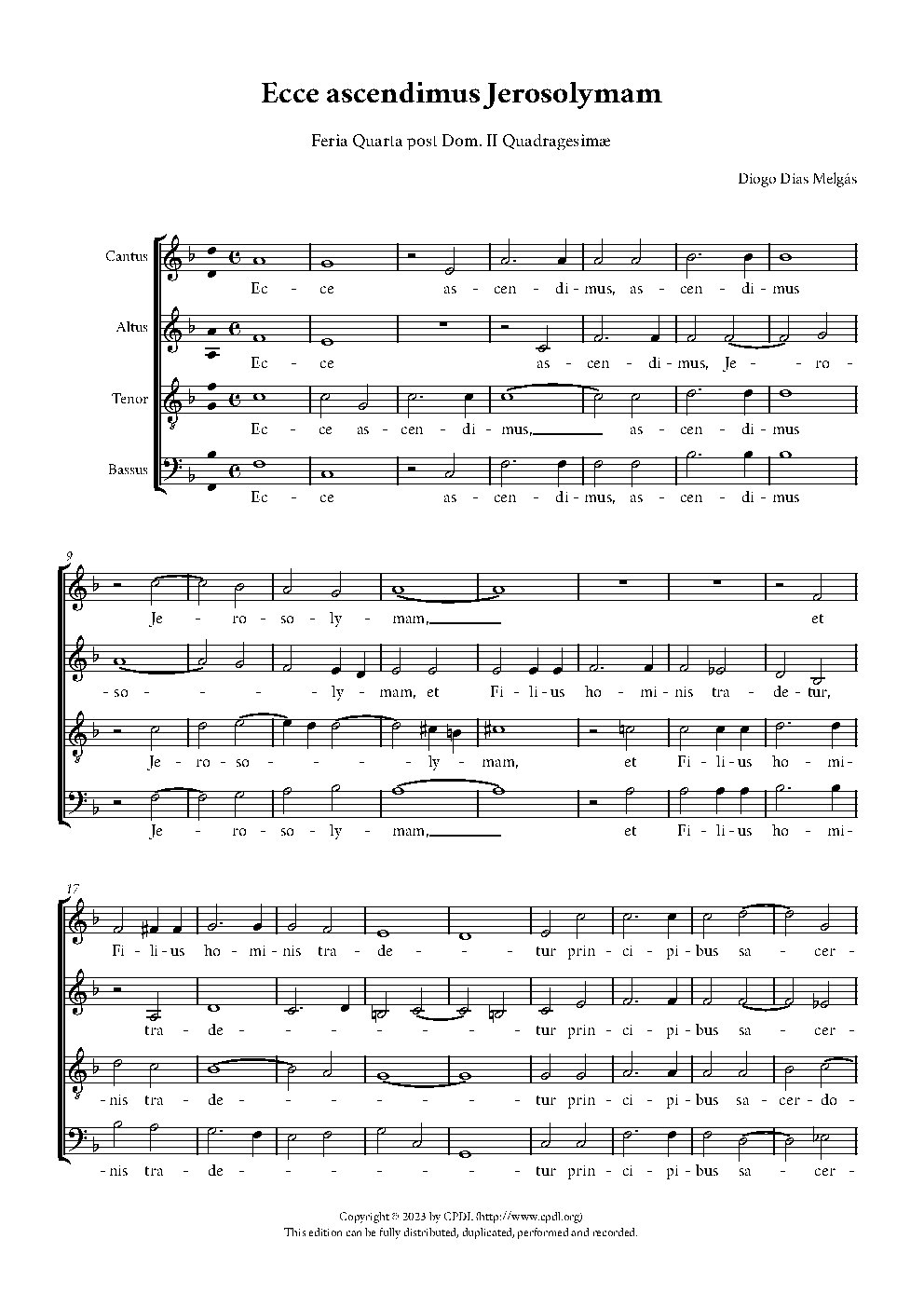 Ecce ascendimus Jerosolymam