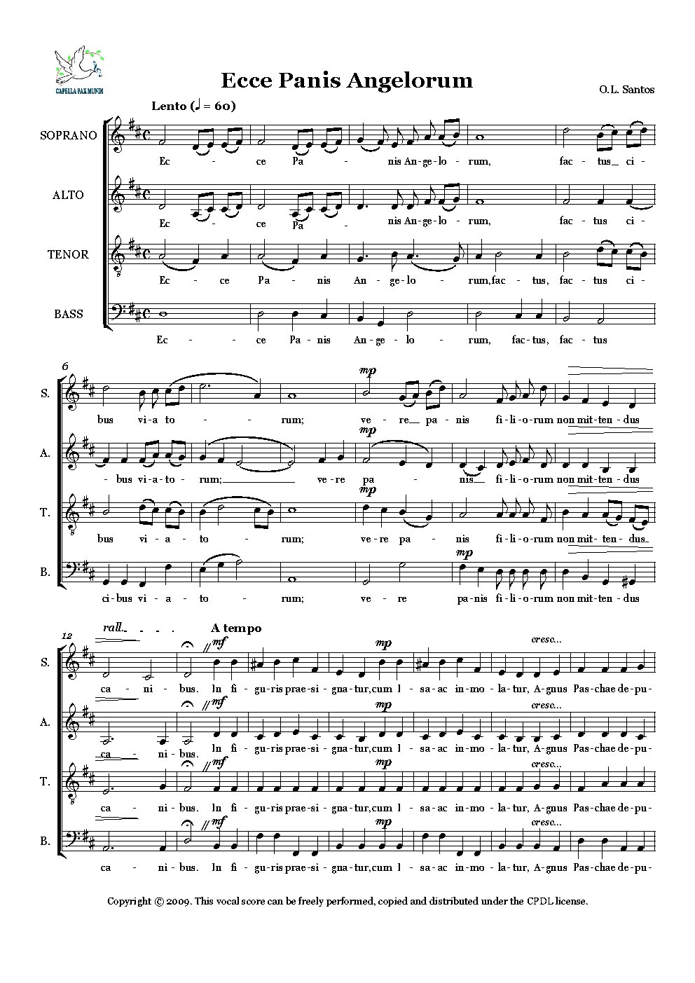 Ecce panis angelorum