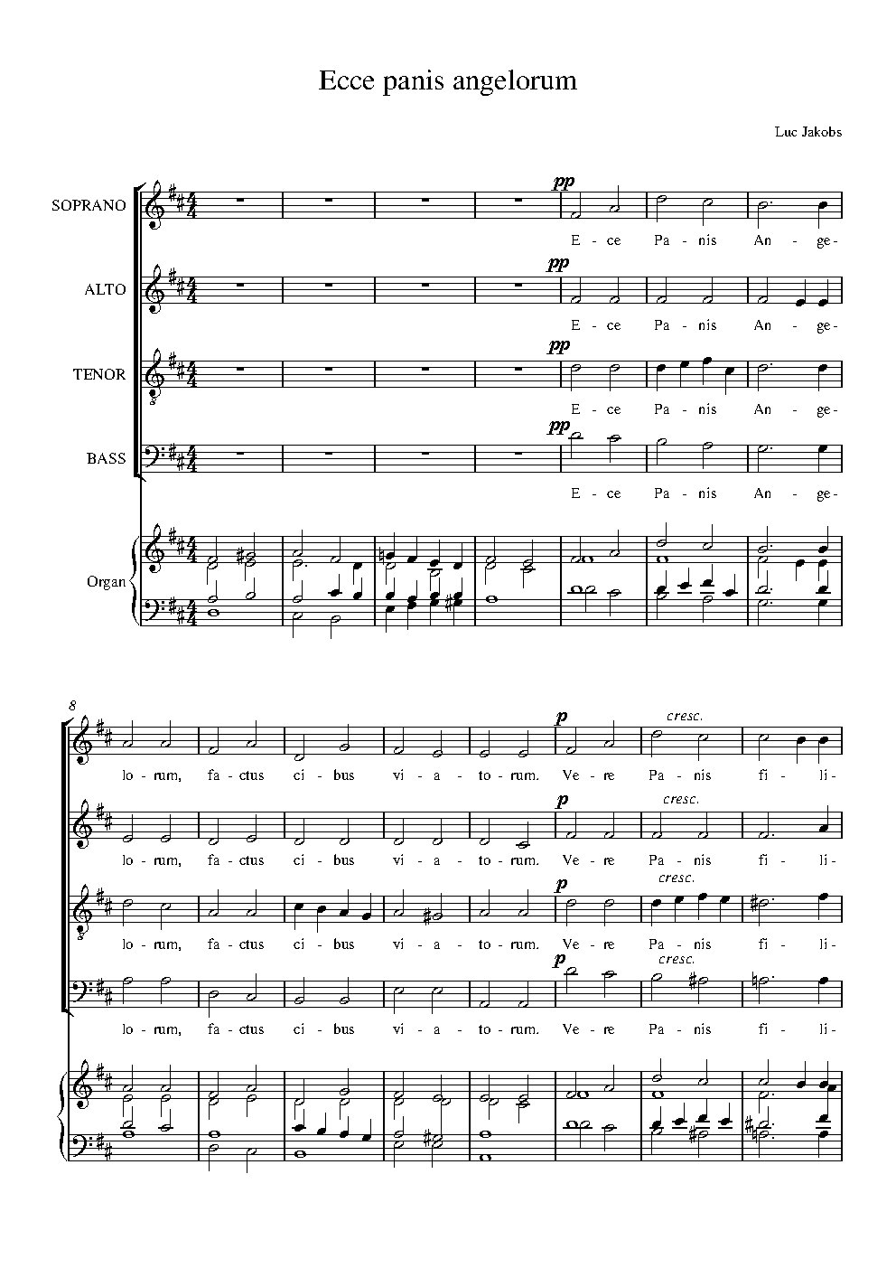 Ecce Panis Angelorum