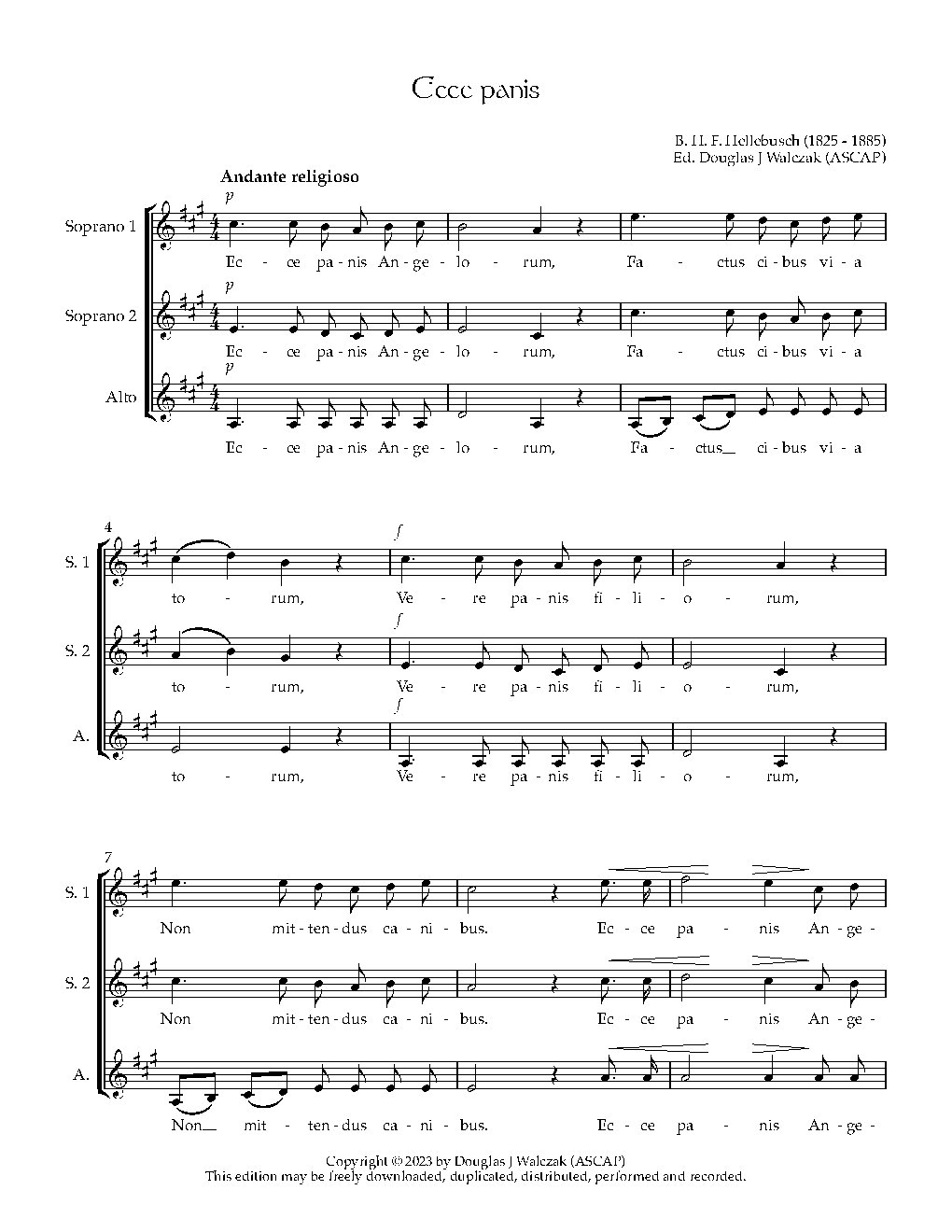 Ecce panis angelorum