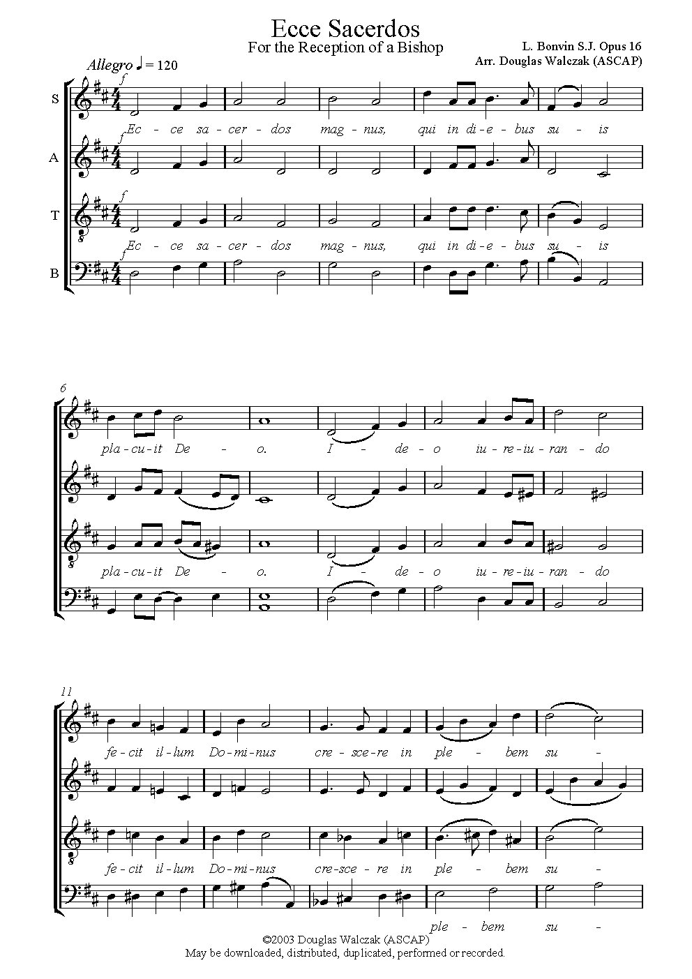 Ecce sacerdos