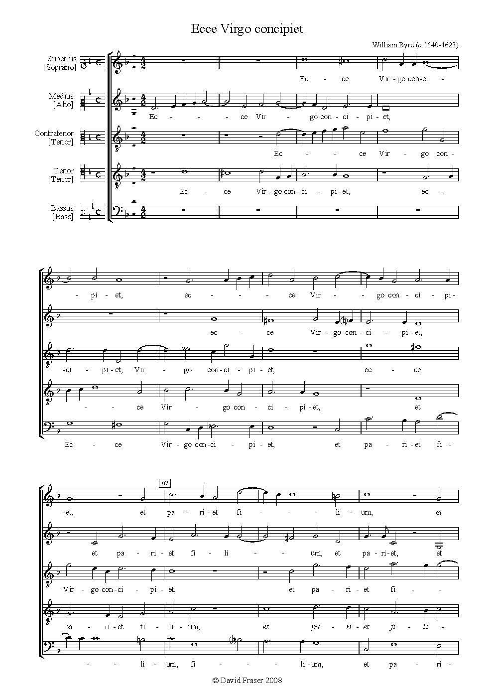 Ecce virgo concipiet