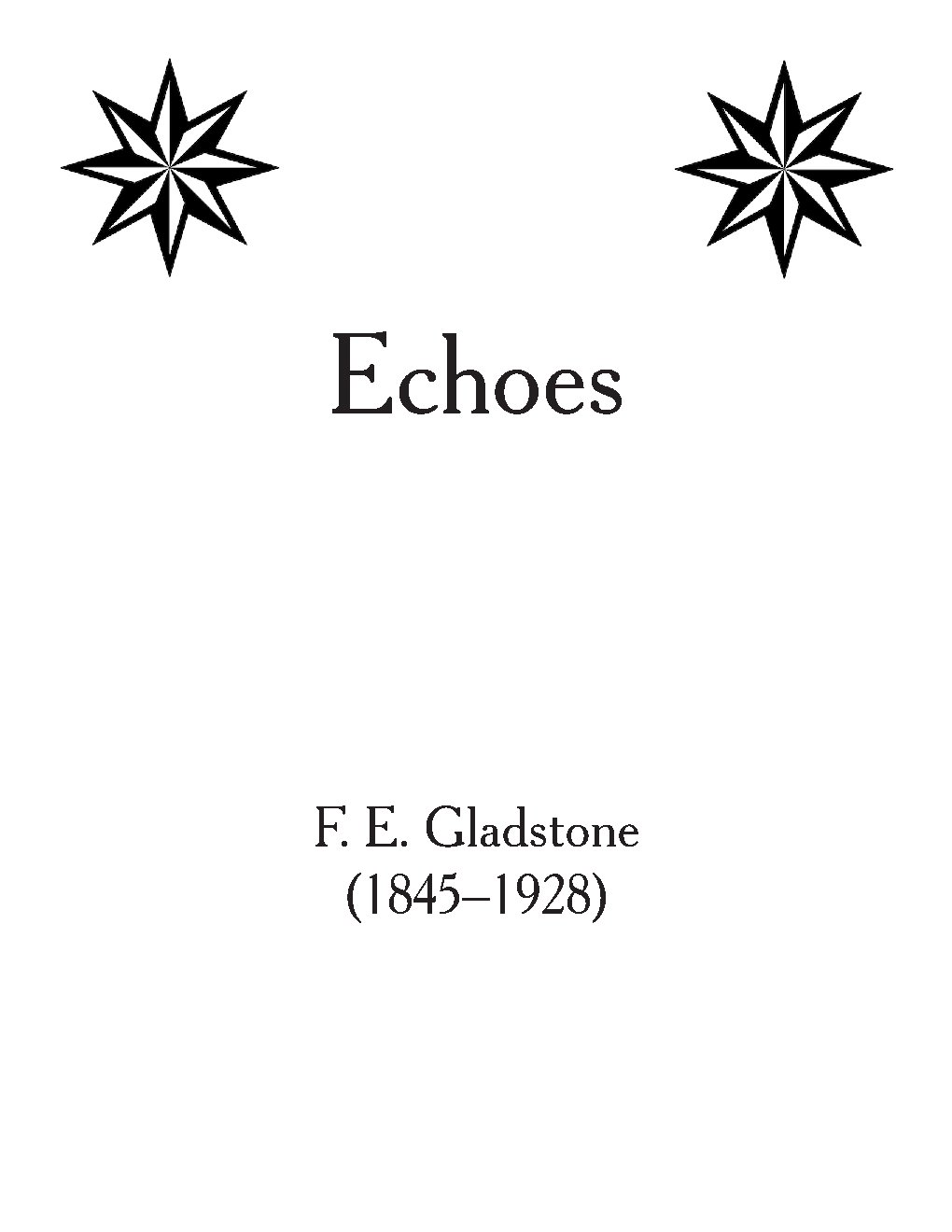 Echoes - Choir Script PDF Thumbnail