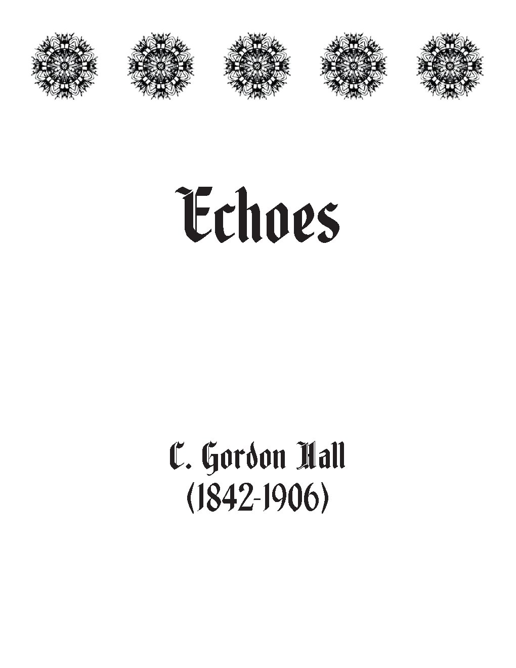Echoes - Choir Script PDF Thumbnail