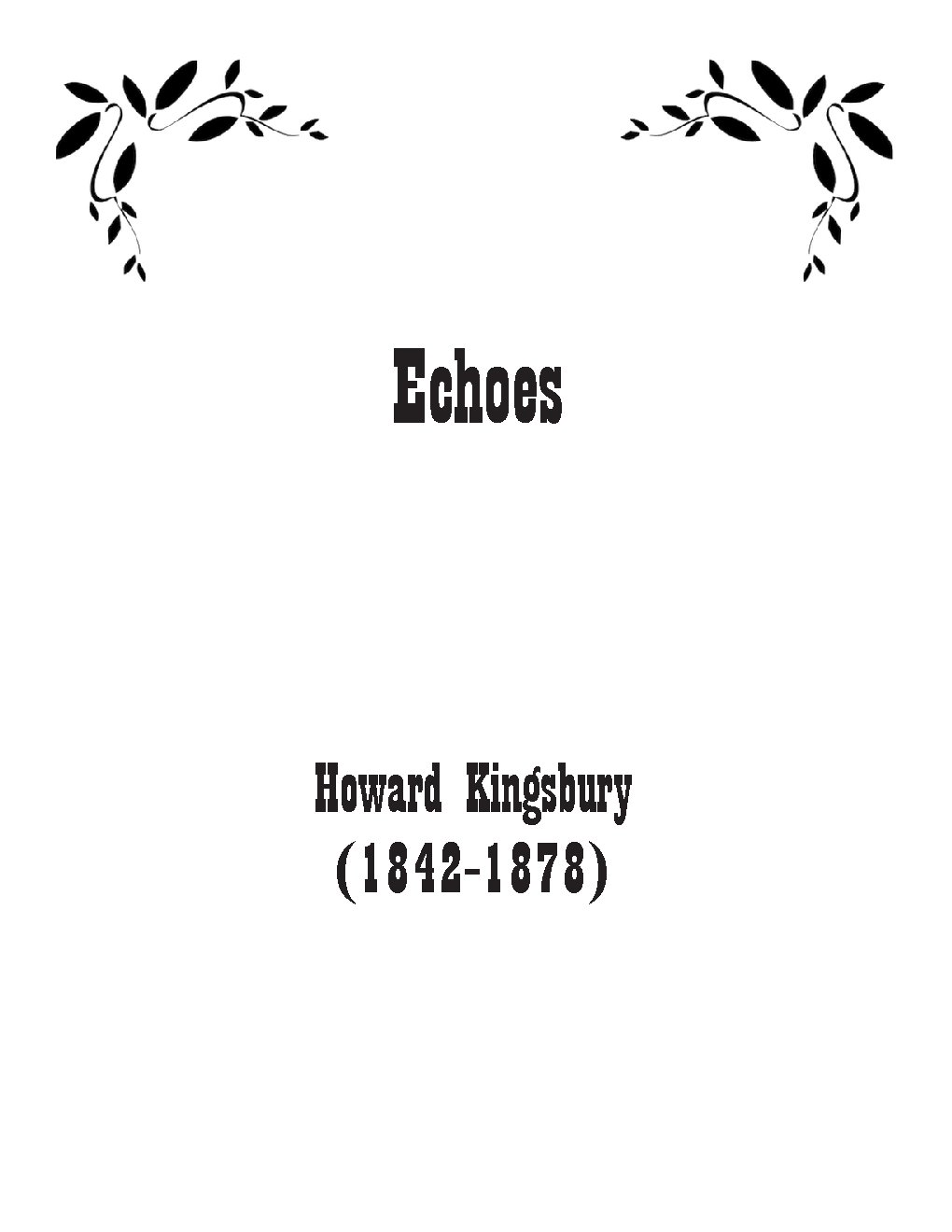 Echoes - Choir Script PDF Thumbnail