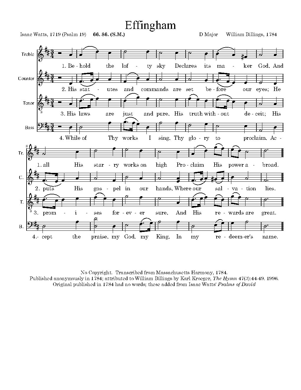 Effingham - Choir Script PDF Thumbnail