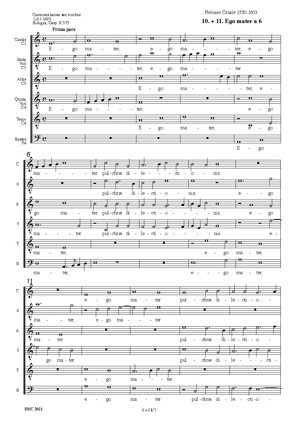 Ego mater - Choir Script PDF Thumbnail