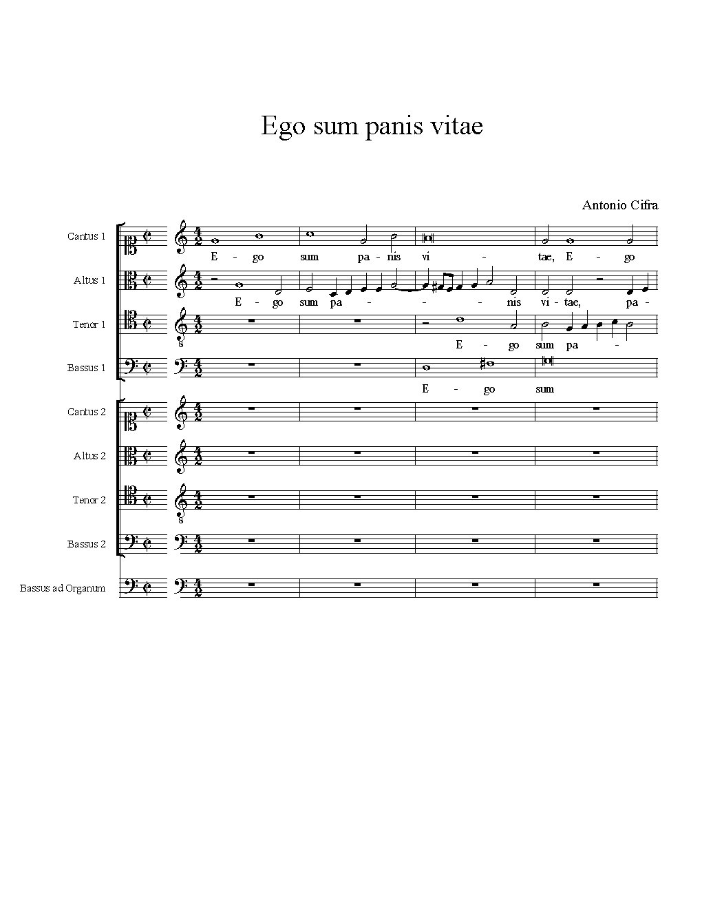Ego sum panis vitae
