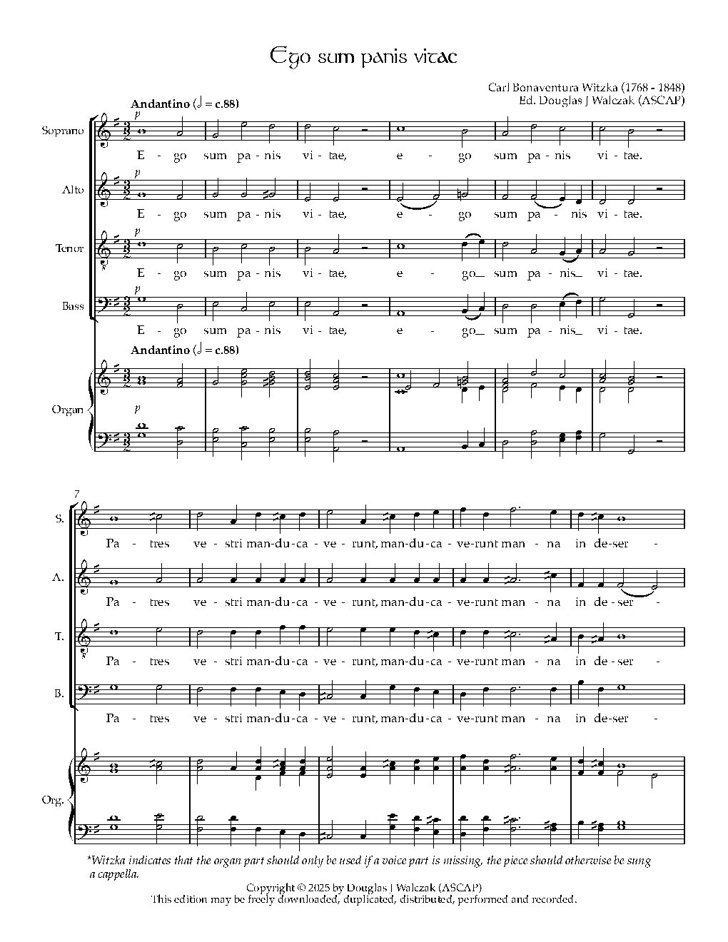 Ego sum panis vitae