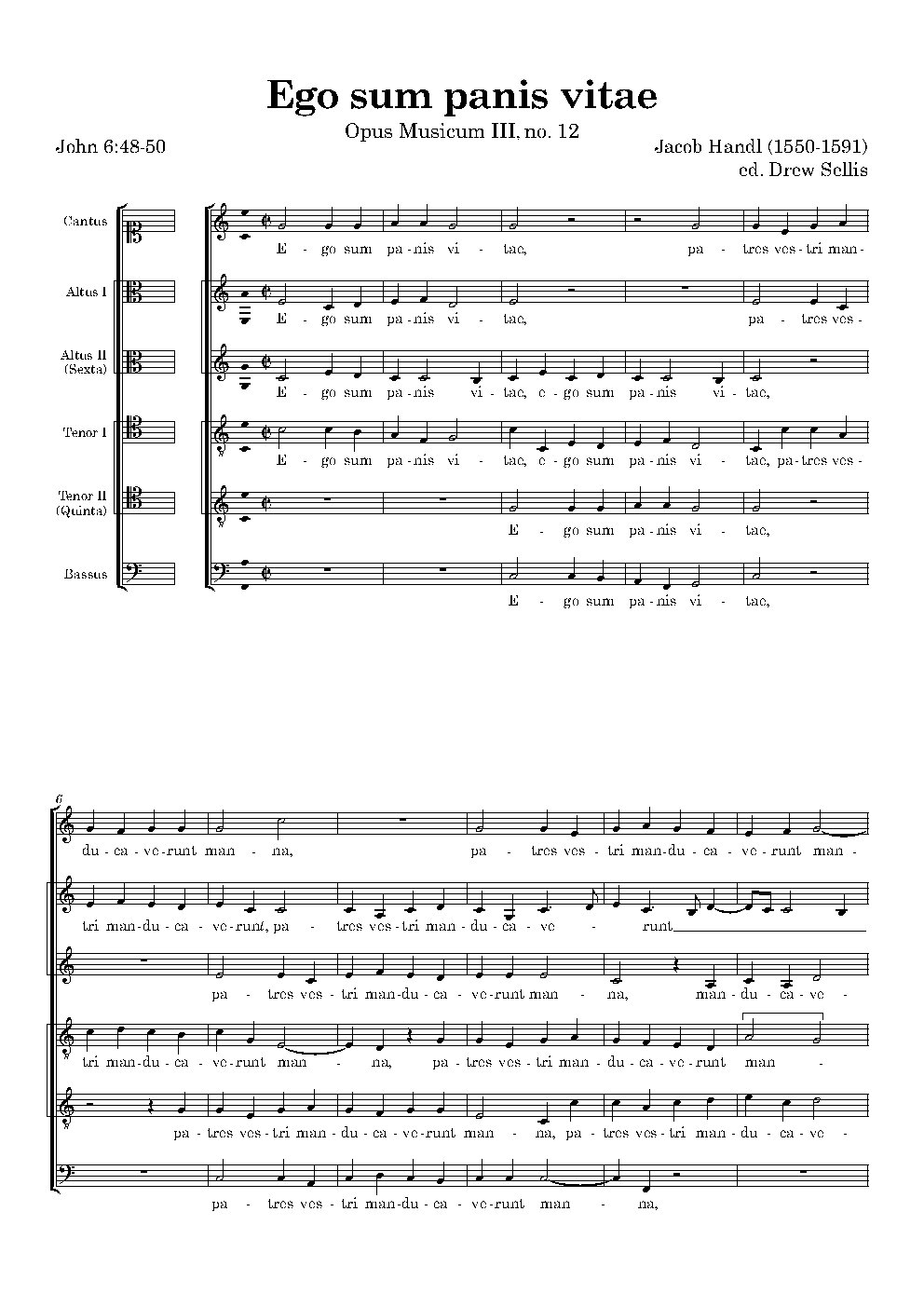 Ego sum panis vitae