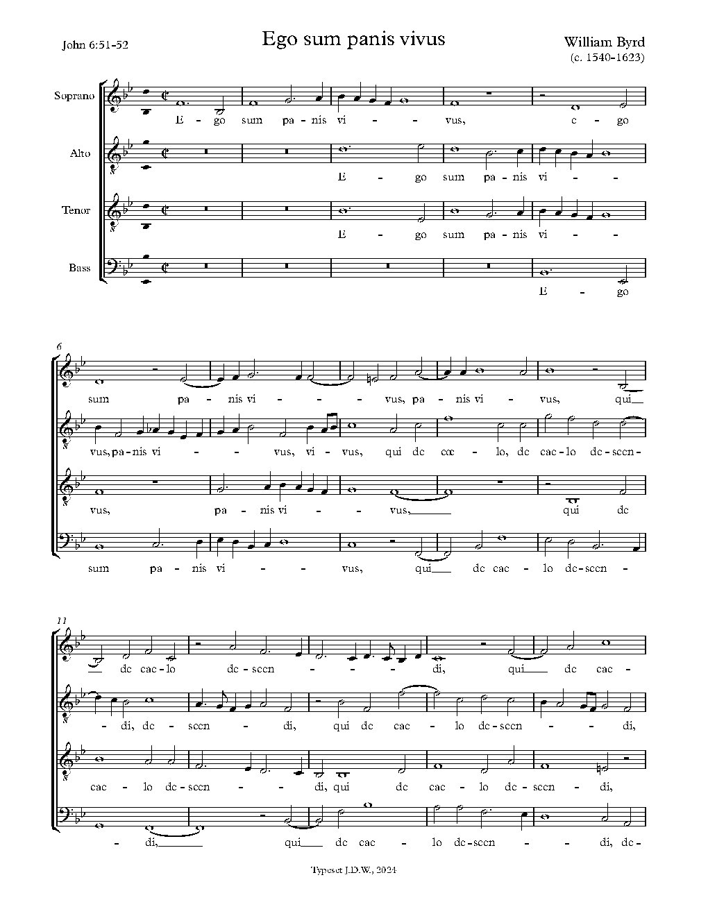 Ego sum panis vivus
